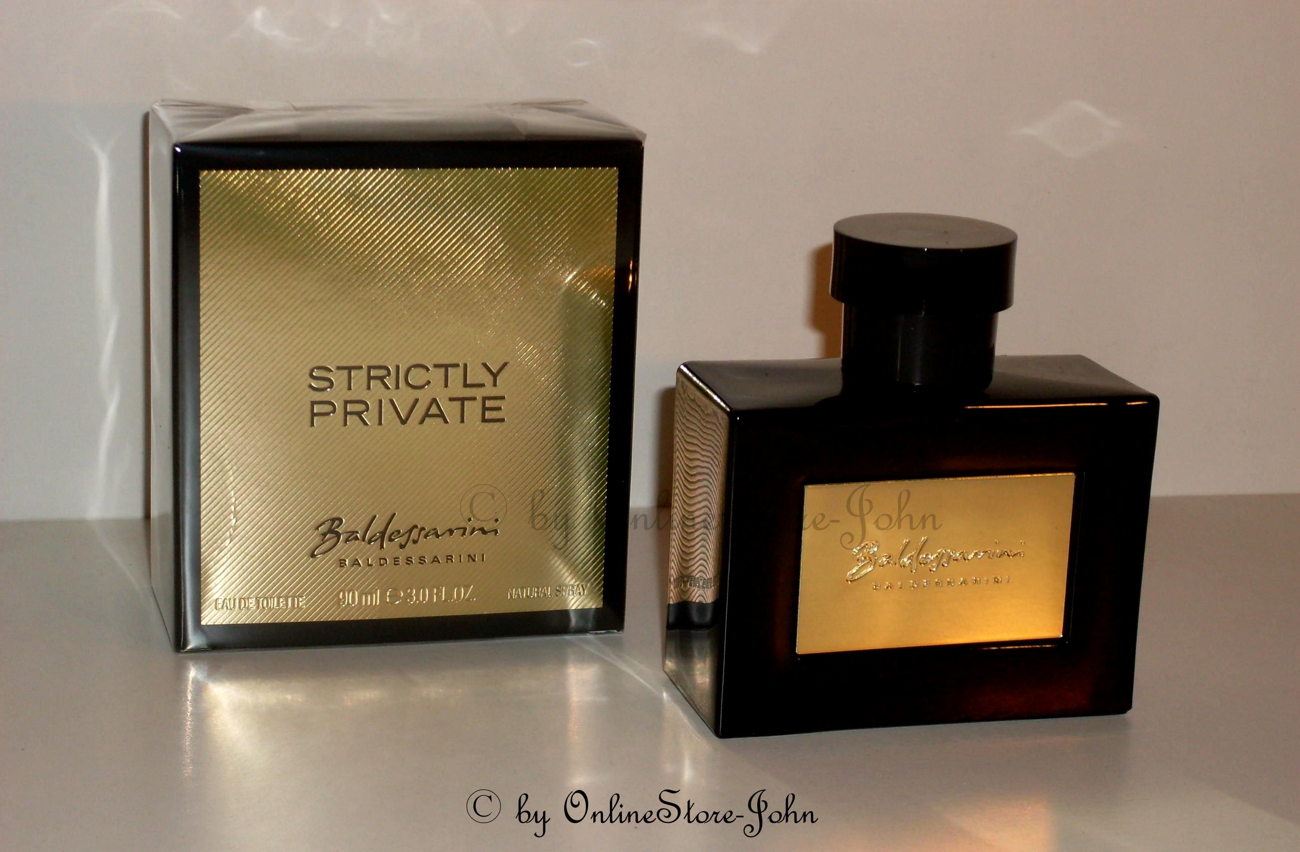 BALDESSARINI   STRICTLY PRIVATE   90ml EDT Eau de Toilette