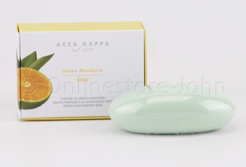 Acca Kappa - Green Mandarin - 150g Soap / Parfümierte Seife