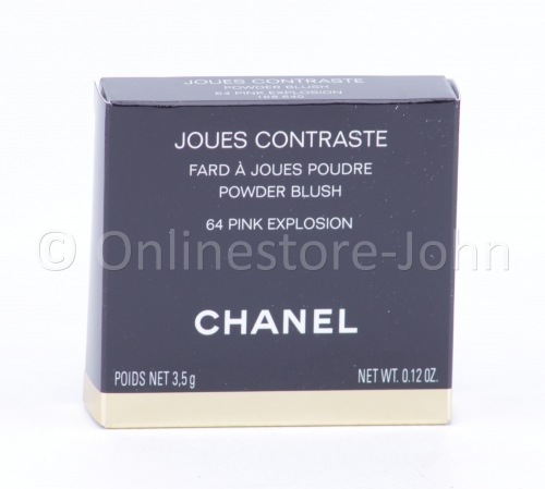 Chanel - Joues Contraste - Powder Blush 3,5g - 64 Pink Explosion