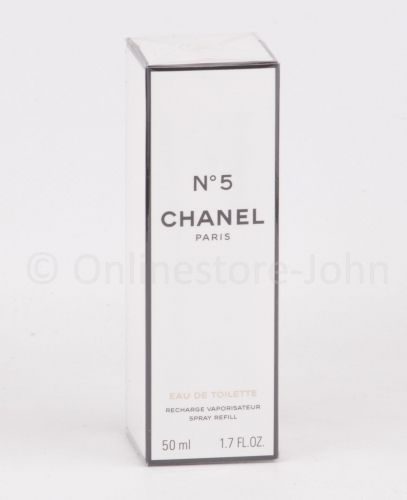 Chanel - No. 5 - 50ml EDT Eau de Toilette recharge - Nachfüllung