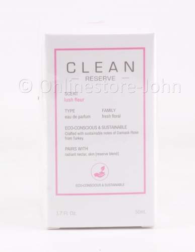 Clean - Lush Fleur - Reserve - 50ml EDP Eau de Parfum