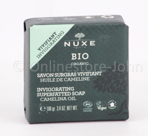 Nuxe - Bio Organic - Invigorating Superfatted Soap - 100g - Rückfettende Seife