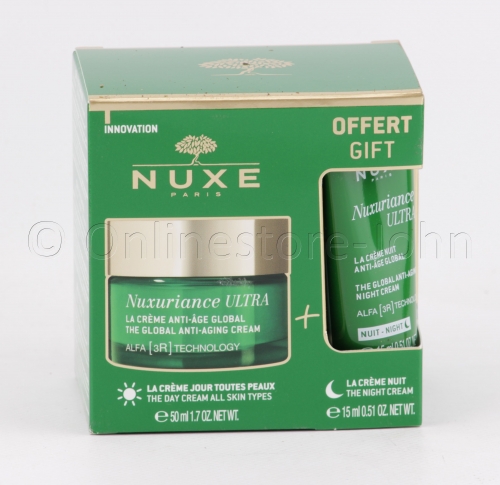 Nuxe - Nuxuriance Ultra SET - The Global Anti-Aging Cream 50ml + The Night Cream 15ml