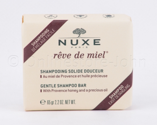 Nuxe - Reve de Miel - Gentle Shampoo Bar  - 65g - Festes Shampoo