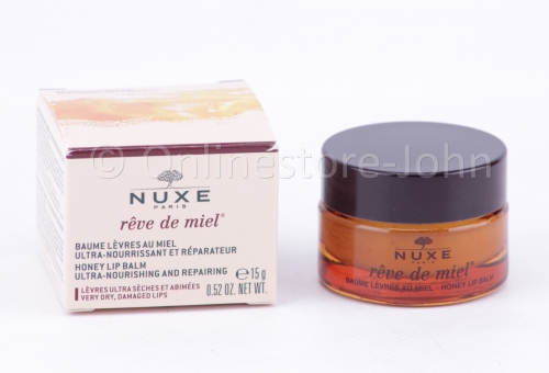 Nuxe - Reve de Miel - Honey Lip Balm 15g - MHD abgelaufen (Batch A220F191)