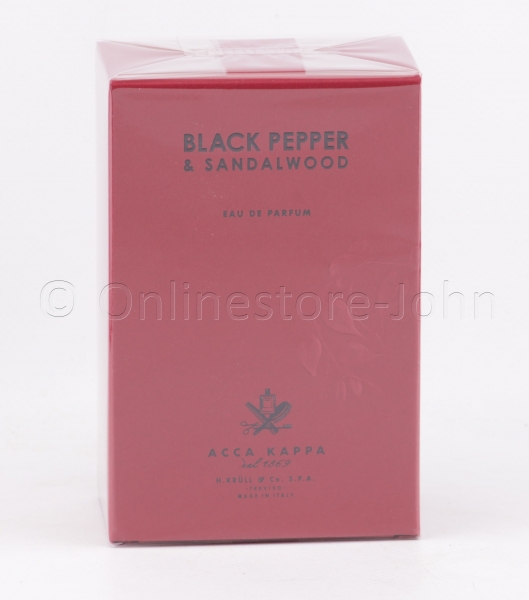 Acca Kappa - Black Pepper & Sandalwood - 100ml EDP Eau de Parfum (unisex)