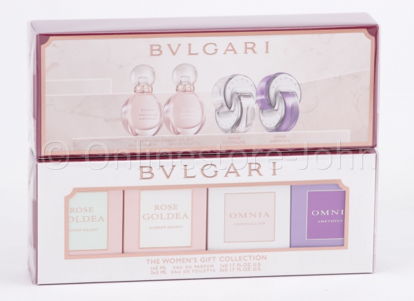 Bvlgari - Mini Collection - 4 x 5ml - Omnia + Goldea - EDT + EDP