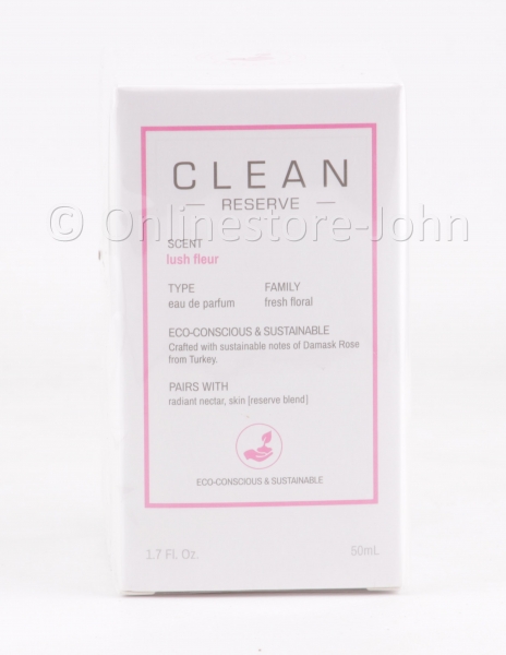 Clean - Lush Fleur - Reserve - 50ml EDP Eau de Parfum