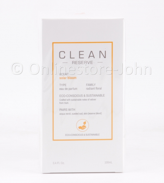 Clean - Solar Bloom - Reserve - 100ml EDP Eau de Parfum