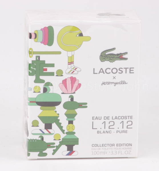 Eau de Lacoste L.12.12 Blanc Jeremyville - 100ml EDT Eau de Toilette