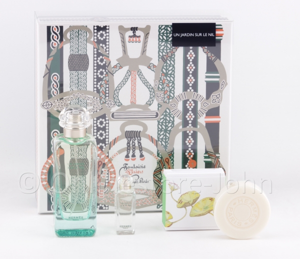 Hermes - Un Jardin sur le Nil Set - 100ml + 7,5ml EDT + 50g perfumed Soap