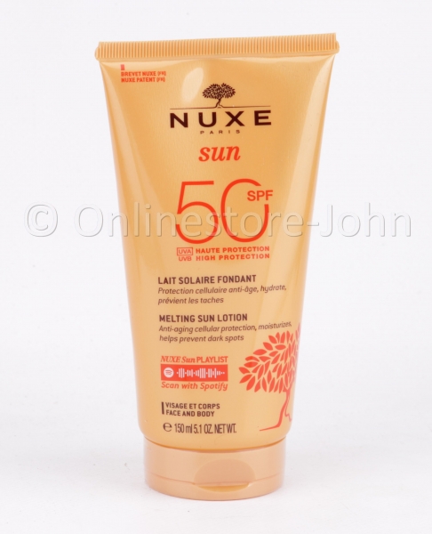 Nuxe - Sun SPF50 - Melting Lotion High Protection 150ml - Face and Body